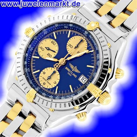 Breitling Chronomat Pilotband 20mm Stahl/gold 302d Top 